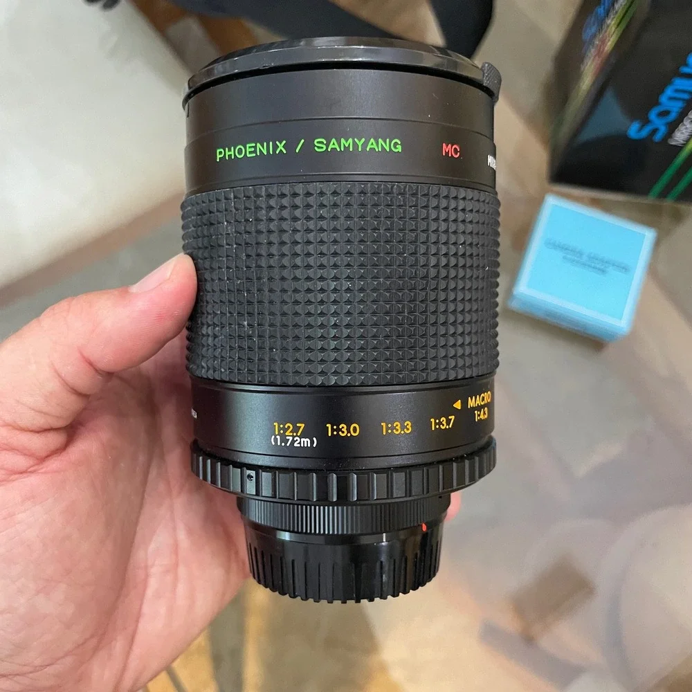 Phoenix Samyang 500mm f/8.0 Mirror Lens Multi-Coated T-Mount w/ Box and Filters